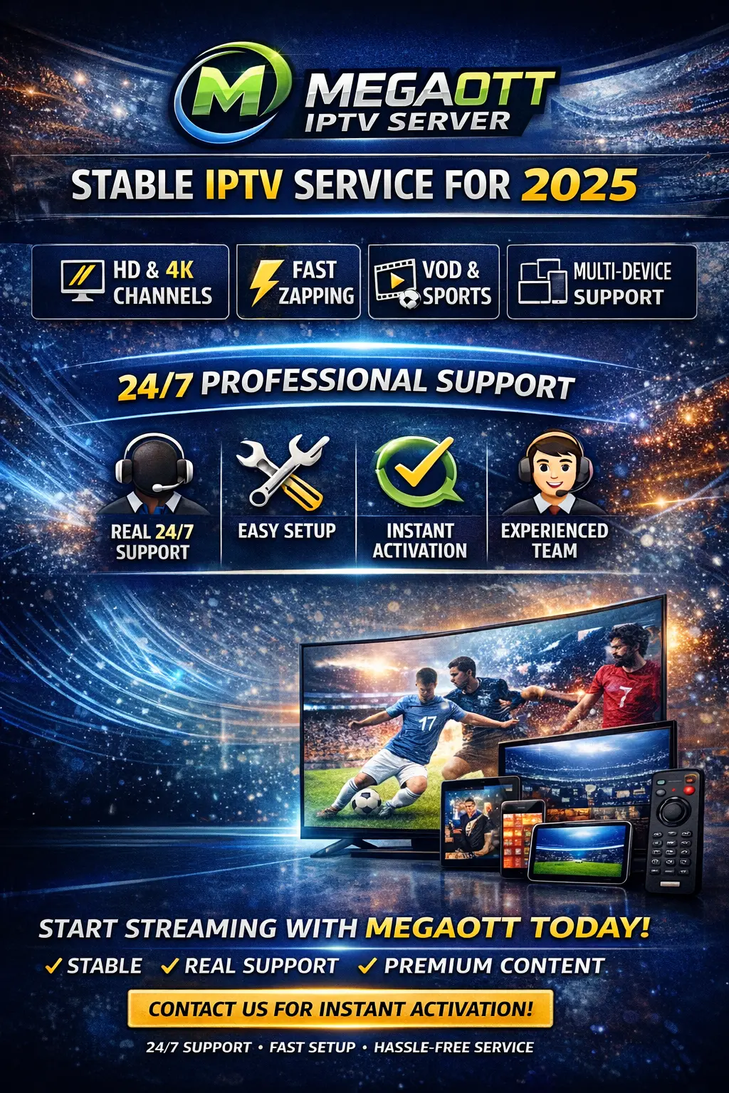 MegaOTT IPTV Server – Full Review, Features, Stability & Expert Streaming Guide (2025)